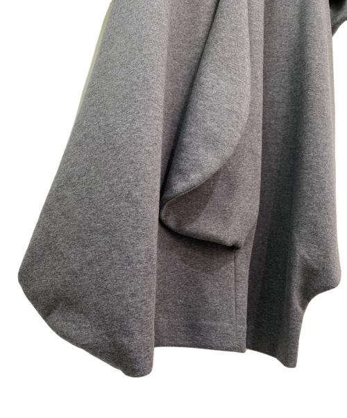 ENFOLD（エンフォルド）ENFOLD (エンフォルド) ダンボールドレス グレー サイズ:36の古着・服飾アイテム