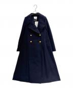 Ameriアメリ）の古着「CHARME FLARE LONG COAT　01120730590」｜ネイビー