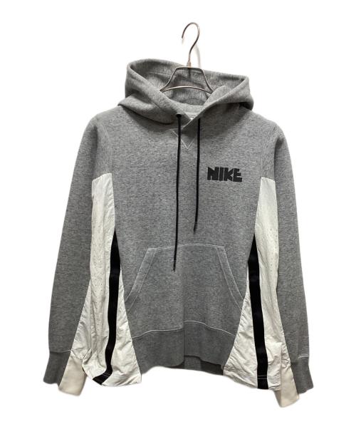 NIKE（ナイキ）NIKE (ナイキ) sacai (サカイ) NRG HOODIE グレー サイズ:ＸＳの古着・服飾アイテム