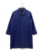 semohセモー）の古着「ウールカシミヤコート」｜ブルー
