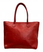 semohセモー）の古着「レザーバッグ」｜レッド