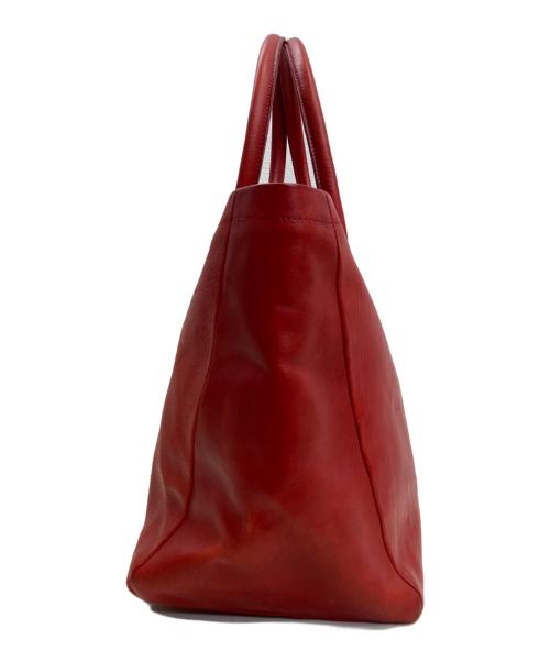 semoh（セモー）semoh (セモー) レザーバッグ レッドの古着・服飾アイテム