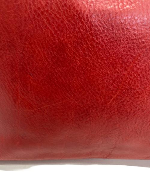 semoh（セモー）semoh (セモー) レザーバッグ レッドの古着・服飾アイテム