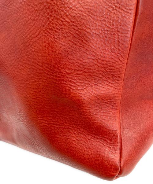 semoh（セモー）semoh (セモー) レザーバッグ レッドの古着・服飾アイテム