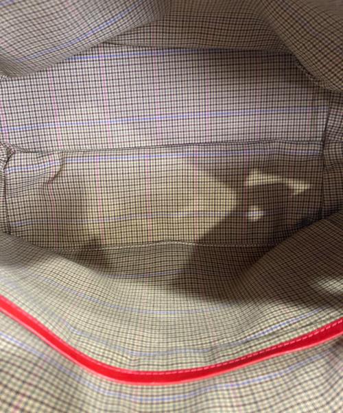 semoh（セモー）semoh (セモー) レザーバッグ レッドの古着・服飾アイテム