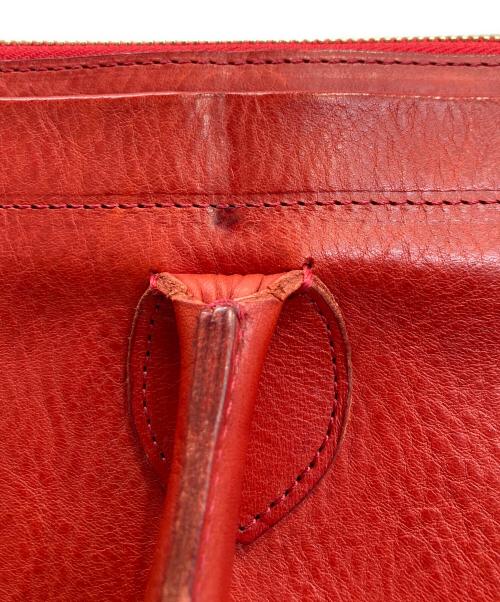 semoh（セモー）semoh (セモー) レザーバッグ レッドの古着・服飾アイテム