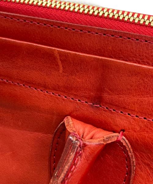 semoh（セモー）semoh (セモー) レザーバッグ レッドの古着・服飾アイテム