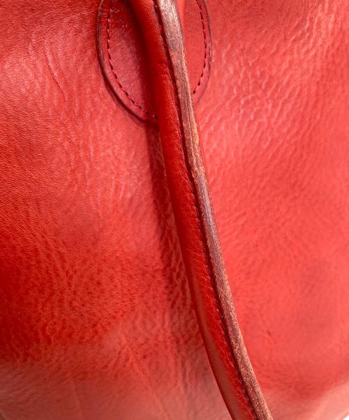 semoh（セモー）semoh (セモー) レザーバッグ レッドの古着・服飾アイテム