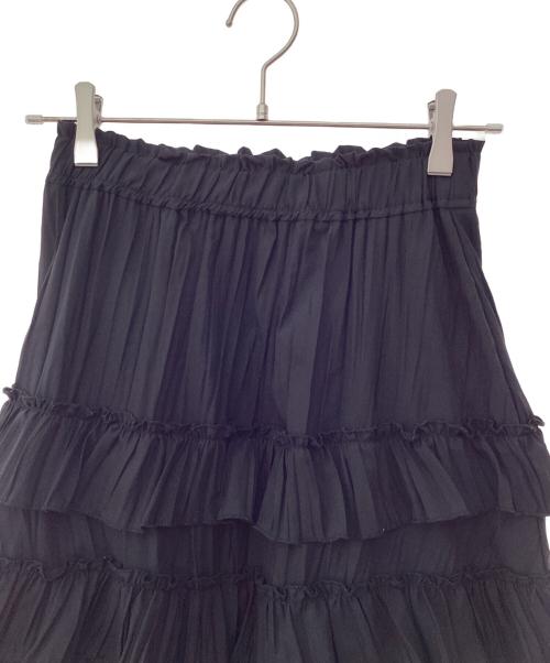 COEL（コエル）COEL (コエル) フリルスカート ブラック サイズ:36の古着・服飾アイテム