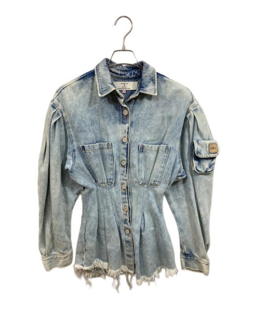 NATASHA ZINKO（ナターシャジンコ）NATASHA ZINKO (ナターシャジンコ) ウエストシェイプデニムジャケット インディゴ サイズ:34の古着・服飾アイテム