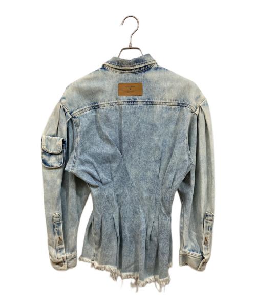 NATASHA ZINKO（ナターシャジンコ）NATASHA ZINKO (ナターシャジンコ) ウエストシェイプデニムジャケット インディゴ サイズ:34の古着・服飾アイテム