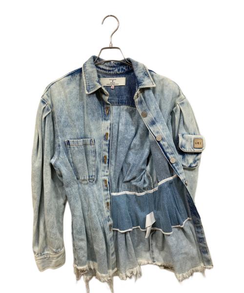 NATASHA ZINKO（ナターシャジンコ）NATASHA ZINKO (ナターシャジンコ) ウエストシェイプデニムジャケット インディゴ サイズ:34の古着・服飾アイテム