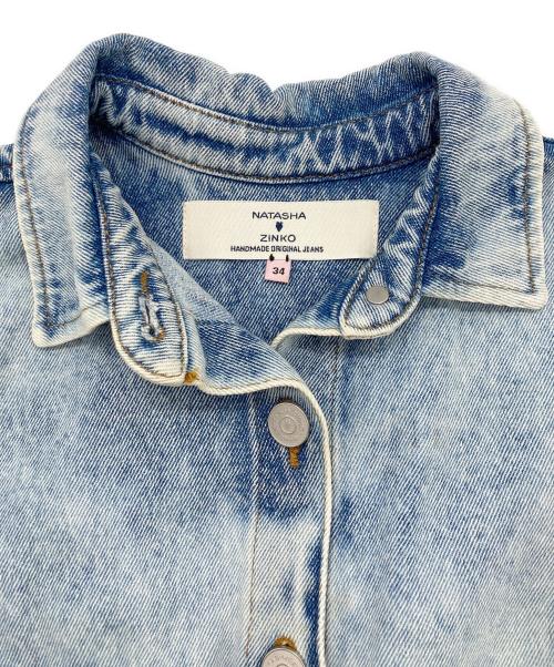 NATASHA ZINKO（ナターシャジンコ）NATASHA ZINKO (ナターシャジンコ) ウエストシェイプデニムジャケット インディゴ サイズ:34の古着・服飾アイテム