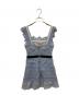 SELF PORTRAIT (セルフ ポートレイト) petunia dress ライトブルー サイズ:UK8：4000円