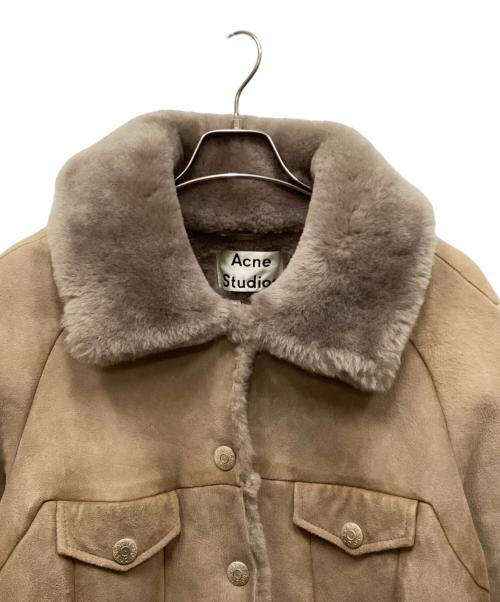 Acne studios（アクネ ストゥディオズ）Acne studios (アクネ ストゥディオス) Meta Shearling Jacket ベージュ サイズ:34の古着・服飾アイテム