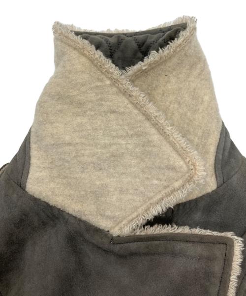 CHANEL（シャネル）CHANEL (シャネル) スウェードダブルライダースジャケット グレー サイズ:34の古着・服飾アイテム