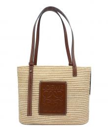 LOEWE（ロエベ）の古着「スクエアバスケット スモール」｜ベージュ