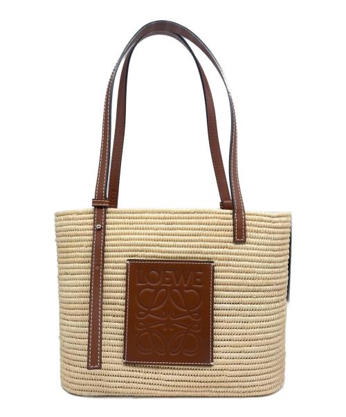 LOEWE（ロエベ）LOEWE (ロエベ) スクエアバスケット スモール ベージュの古着・服飾アイテム