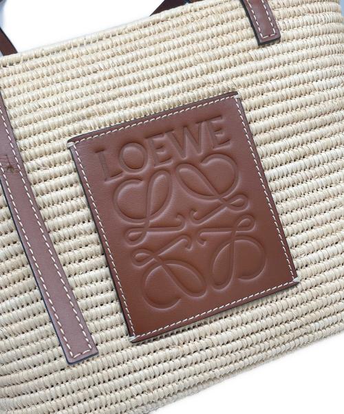 LOEWE（ロエベ）LOEWE (ロエベ) スクエアバスケット スモール ベージュの古着・服飾アイテム