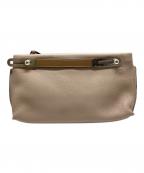 LOEWEロエベ）の古着「ミッシースモール 2WAYクラッチバッグ」｜グレージュ