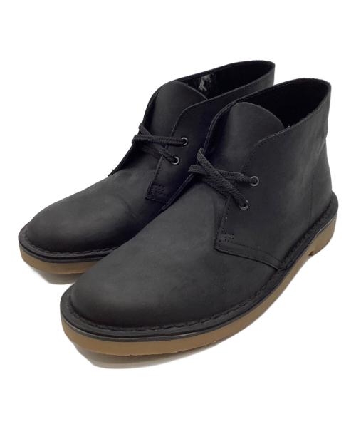 CLARKS（クラークス）CLARKS (クラークス) チャッカーブーツ ブラック サイズ:25.5cmの古着・服飾アイテム