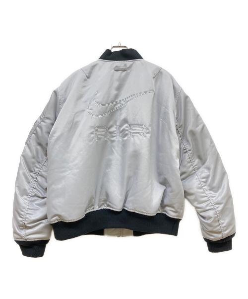 NIKE（ナイキ）NIKE (ナイキ) NIKE AIR BOMBER JACKET ライトグレー サイズ:XLの古着・服飾アイテム