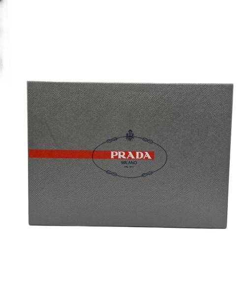 PRADA（プラダ）PRADA (プラダ) スニーカー ブラック×グリーン サイズ:40の古着・服飾アイテム