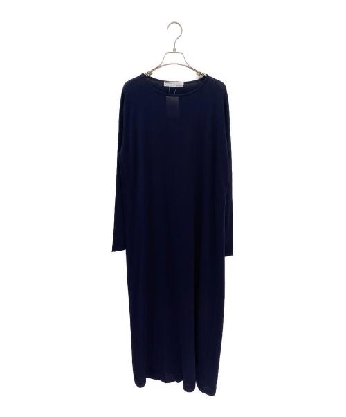 Hello,Bonjour!（ハローボンジュール）Hello,Bonjour! (ハローボンジュール) Knit Onepiece ネイビー サイズ:Freeの古着・服飾アイテム