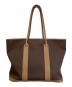 HERMES (エルメス) ガーデンジップMMトートバッグ ブラウン：120000円