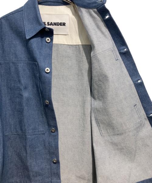 JIL SANDER（ジルサンダー）JIL SANDER (ジルサンダー) REGULAR FIT DENIM SHIRT インディゴ サイズ:46の古着・服飾アイテム