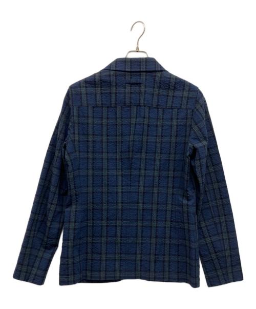 T-JACKET By TONELLO（ティージャケット バイ トネッロ）T-JACKET By TONELLO (ティージャケット バイ トネッロ) シアサッカーテーラードジャケット ネイビー サイズ:Mの古着・服飾アイテム