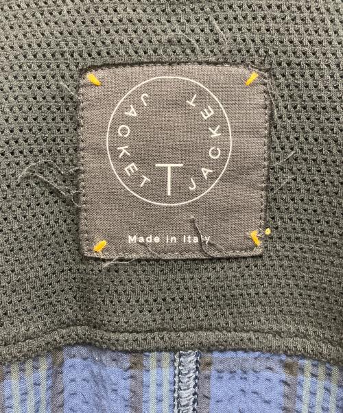 T-JACKET By TONELLO（ティージャケット バイ トネッロ）T-JACKET By TONELLO (ティージャケット バイ トネッロ) シアサッカーテーラードジャケット ネイビー サイズ:Mの古着・服飾アイテム