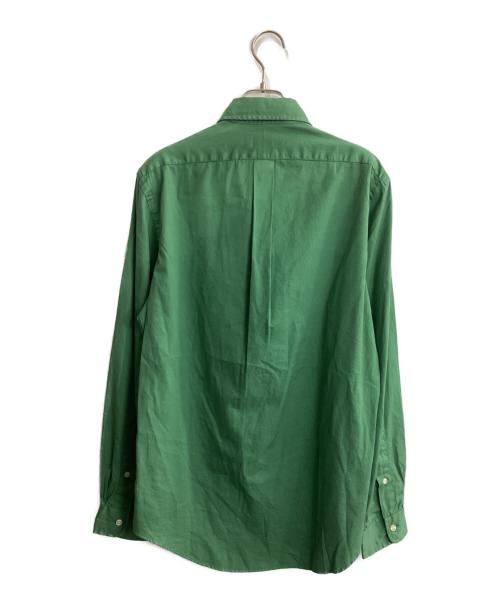 RALPH LAUREN（ラルフローレン）RALPH LAUREN (ラルフローレン) classic fit garment-dyed twill shirt グリーン サイズ:SPの古着・服飾アイテム