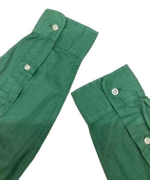 RALPH LAUREN（ラルフローレン）RALPH LAUREN (ラルフローレン) classic fit garment-dyed twill shirt グリーン サイズ:SPの古着・服飾アイテム