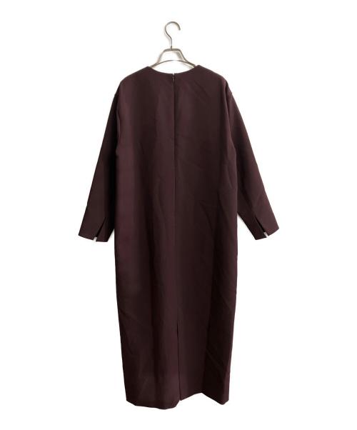 ADORE（アドーア）ADORE (アドーア) ドライミドルジョーゼットワンピース ボルドー サイズ:38の古着・服飾アイテム