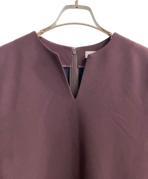 ADORE（アドーア）ADORE (アドーア) ドライミドルジョーゼットワンピース ボルドー サイズ:38の古着・服飾アイテム