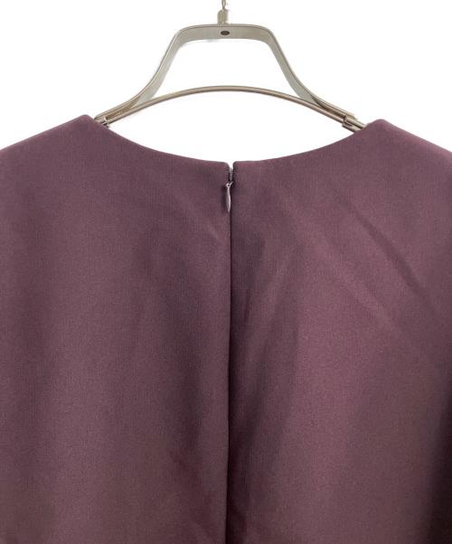 ADORE（アドーア）ADORE (アドーア) ドライミドルジョーゼットワンピース ボルドー サイズ:38の古着・服飾アイテム