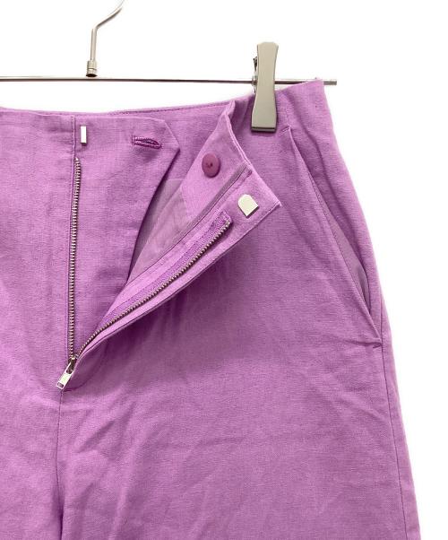Plage（プラージュ）Plage (プラージュ) Co/Liベルトレスパンツ ラベンダー サイズ:36の古着・服飾アイテム