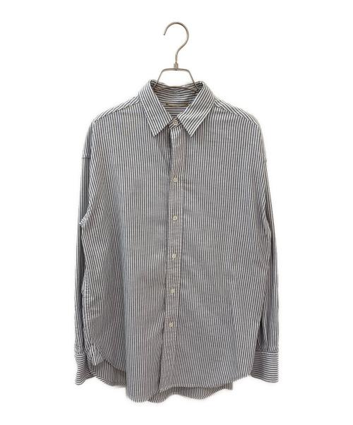 L'appartement（アパルトモン）L'appartement (アパルトモン) Cooldry OX Stripe Shirt グレー サイズ:Freeの古着・服飾アイテム