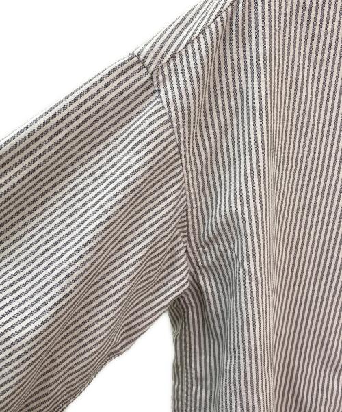 L'appartement（アパルトモン）L'appartement (アパルトモン) Cooldry OX Stripe Shirt グレー サイズ:Freeの古着・服飾アイテム