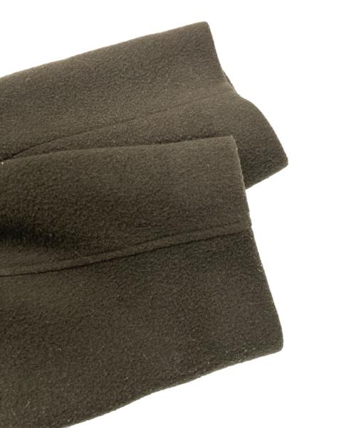 CASA FLINE（カーサフライン）CASA FLINE (カーサフライン) 再生ポリエステルバイカラーコート カーキの古着・服飾アイテム