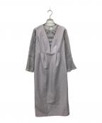 stola.ストラ）の古着「オケージョンワンピース＆レースブラウスセット」｜ラベンダー