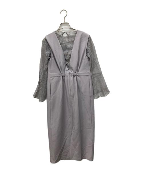 stola.（ストラ）stola. (ストラ) オケージョンワンピース＆レースブラウスセット ラベンダー サイズ:36の古着・服飾アイテム
