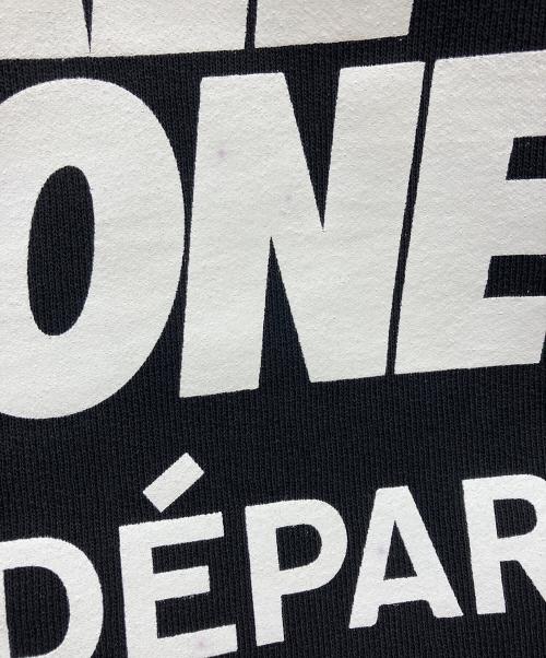 FRAGMENT DESIGN（フラグメントデザイン）FRAGMENT DESIGN (フラグメントデザイン) ALL GONE AU DEPART プルオーバーパーカー ブラック サイズ:Lの古着・服飾アイテム