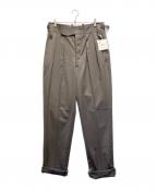 NEATニート）の古着「コットンウールベルトレスパンツ」｜グレー
