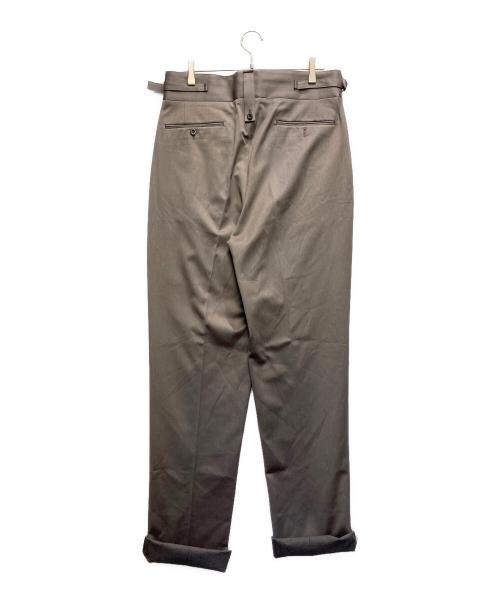 NEAT（ニート）NEAT (ニート) コットンウールベルトレスパンツ グレー サイズ:Lの古着・服飾アイテム