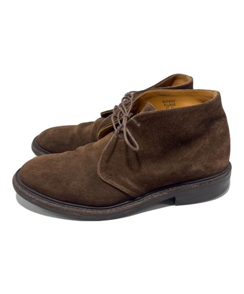 Tricker's（トリッカーズ）Tricker's (トリッカーズ) SOPHNET. (ソフネット) スウェードブーツ ブラウン サイズ:7.5の古着・服飾アイテム