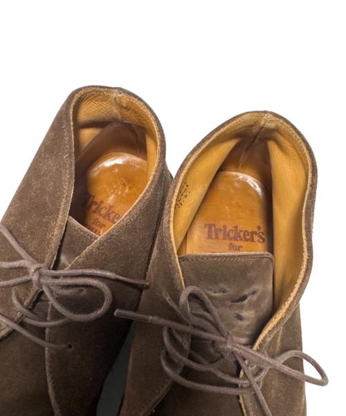 Tricker's（トリッカーズ）Tricker's (トリッカーズ) SOPHNET. (ソフネット) スウェードブーツ ブラウン サイズ:7.5の古着・服飾アイテム