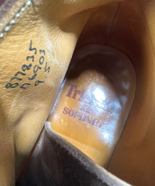 Tricker's（トリッカーズ）Tricker's (トリッカーズ) SOPHNET. (ソフネット) スウェードブーツ ブラウン サイズ:7.5の古着・服飾アイテム