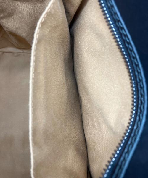 HUNTING WORLD（ハンティングワールド）HUNTING WORLD (ハンティングワールド) レザートートバッグ ブラックの古着・服飾アイテム